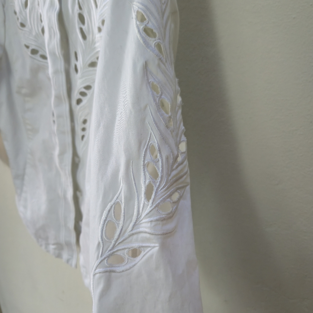 Bob Mackie Wearable Art Button Up - image 3